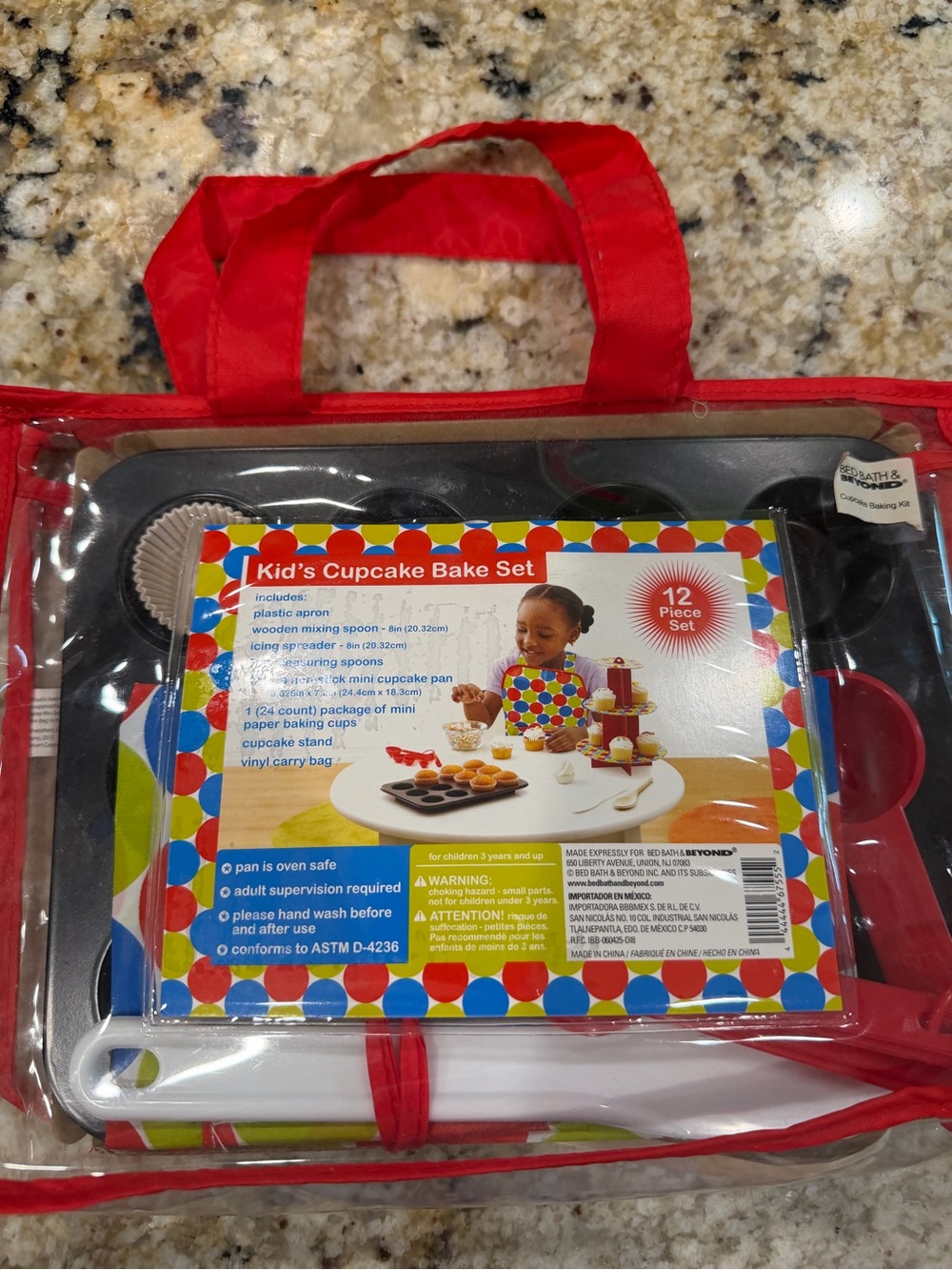Kid's Cupcake Bake Set - Red
